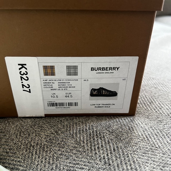 Men’s Burberry Jack M low - Picture 6 of 12